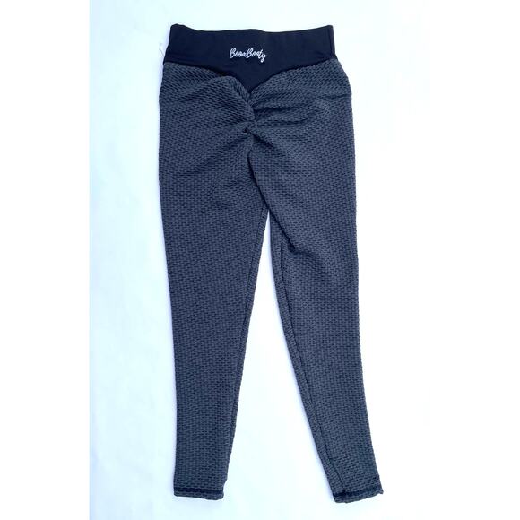 BOOM BOOTY, SIZE M, BOOTY ENHANCING LEGGINGS, GRAY - Picture 2 of 5